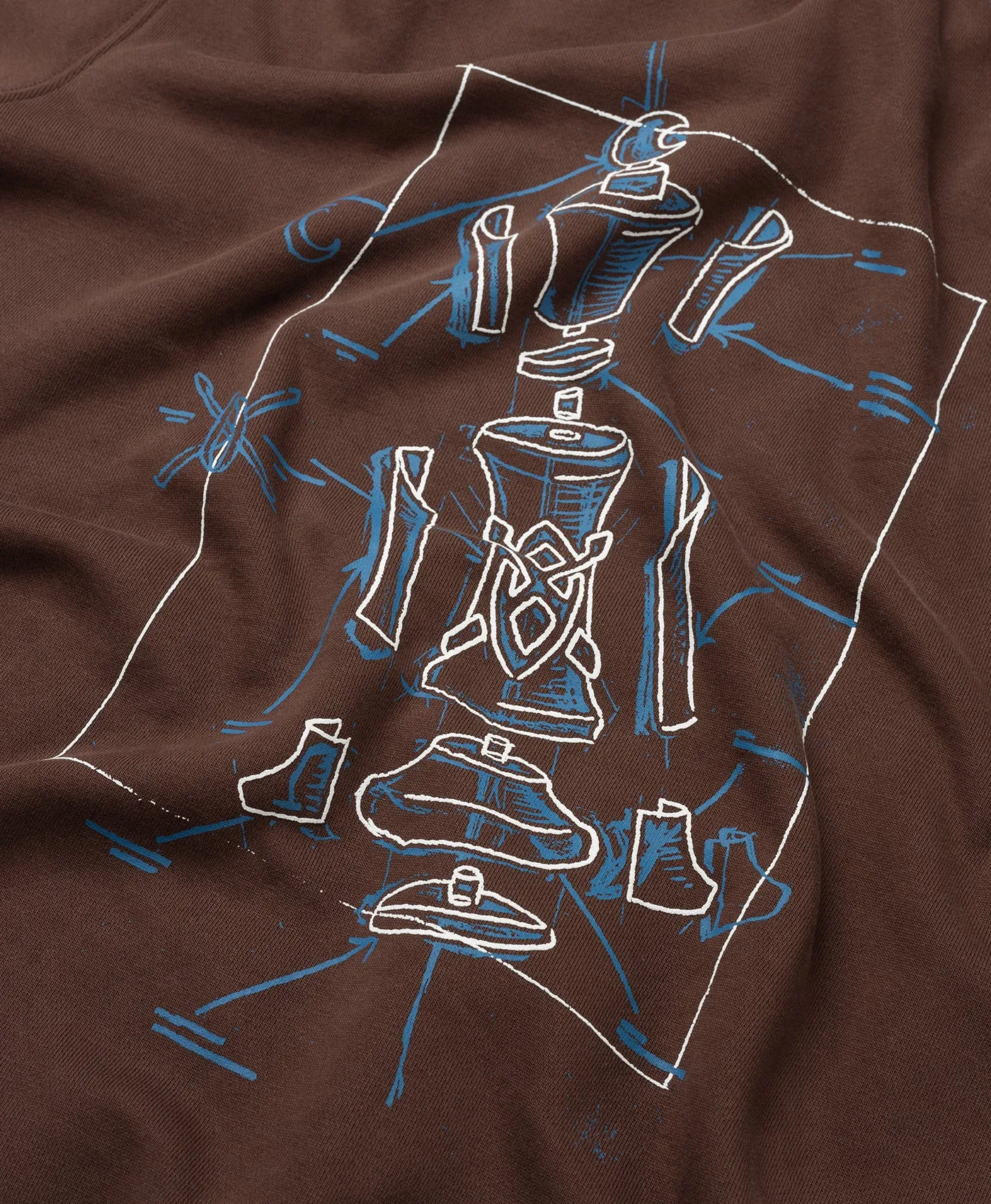 Roast Brown Blueprint Hoodie
