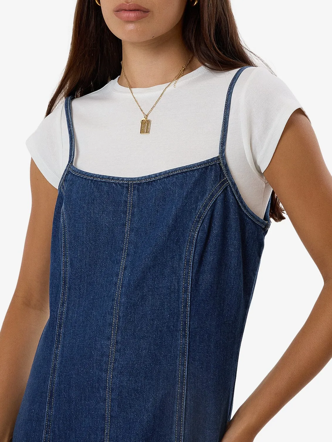 Rory Denim Dress - Union Blue