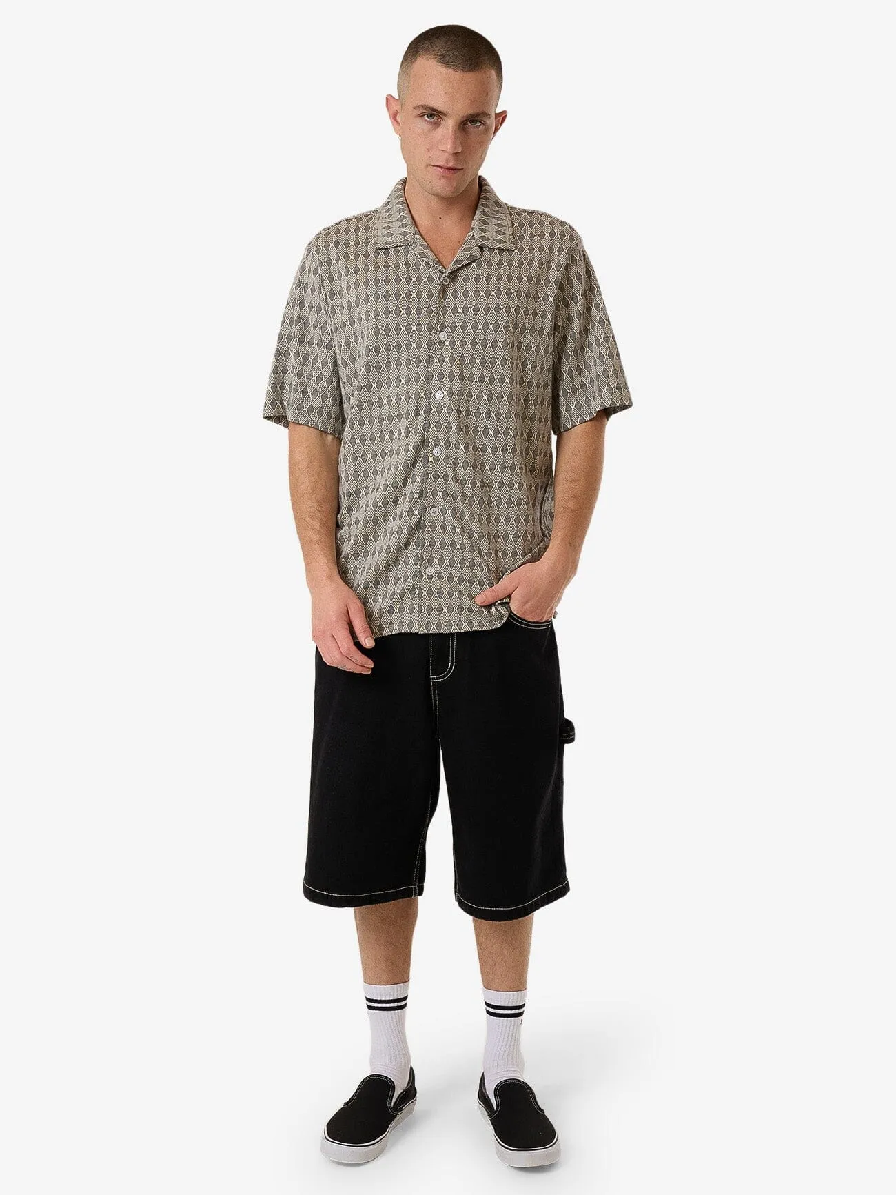 Royalty Bowling Shirt - Black