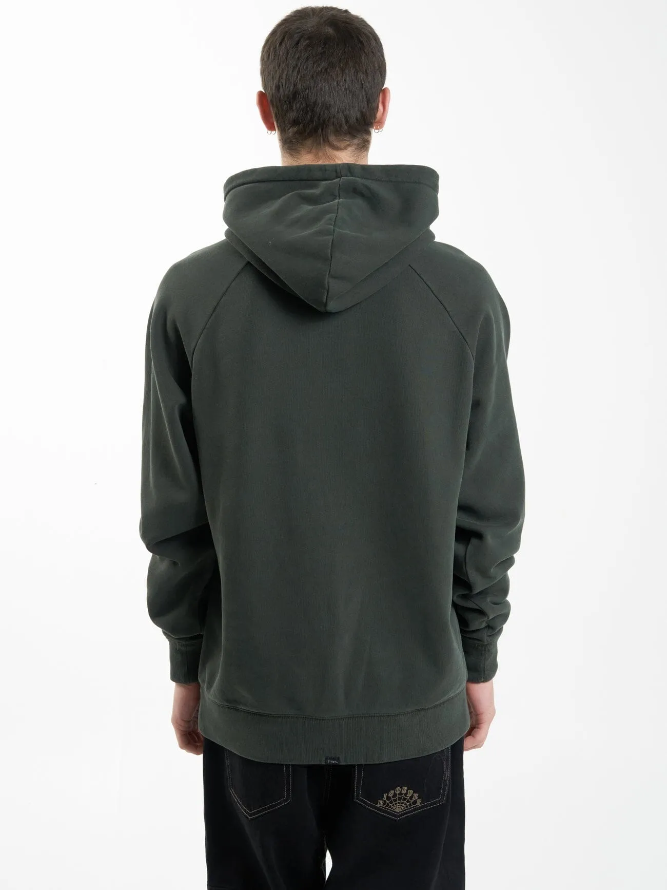 Secret Garden Raglan Pull On Hood - Oil Green