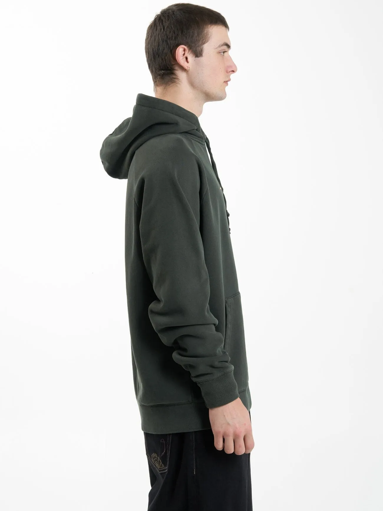 Secret Garden Raglan Pull On Hood - Oil Green
