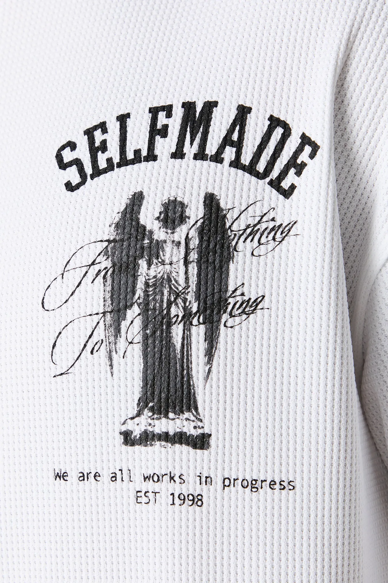 Self Made Waffle Knit Relaxed T-Shirt