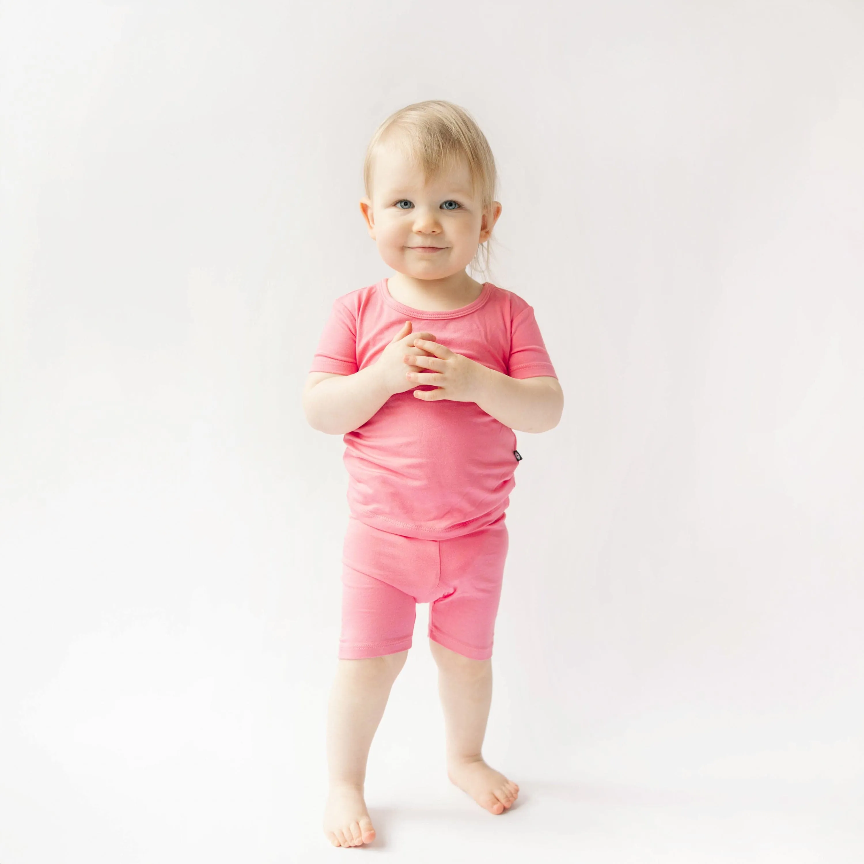 Short Sleeve Pajamas in Guava