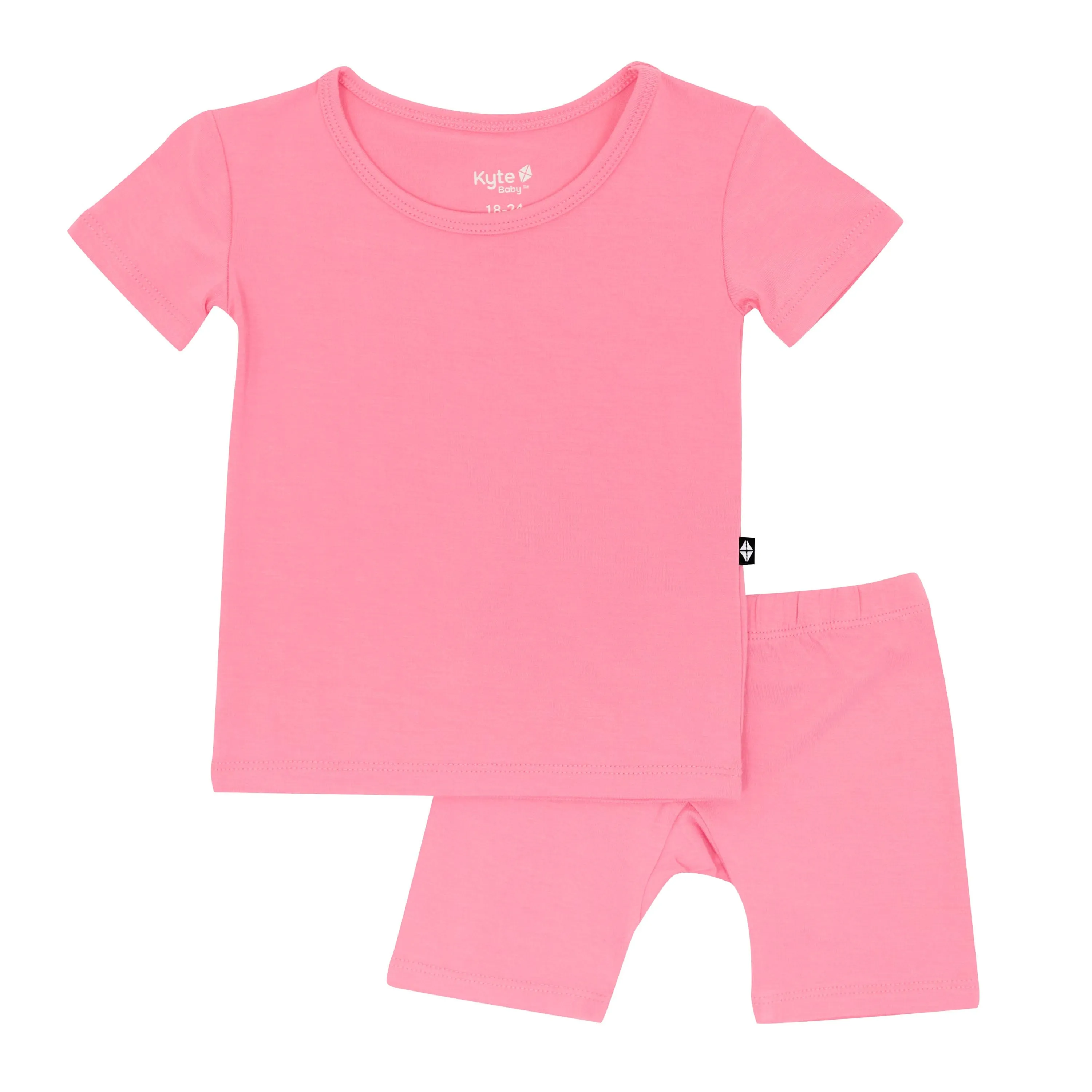 Short Sleeve Pajamas in Guava