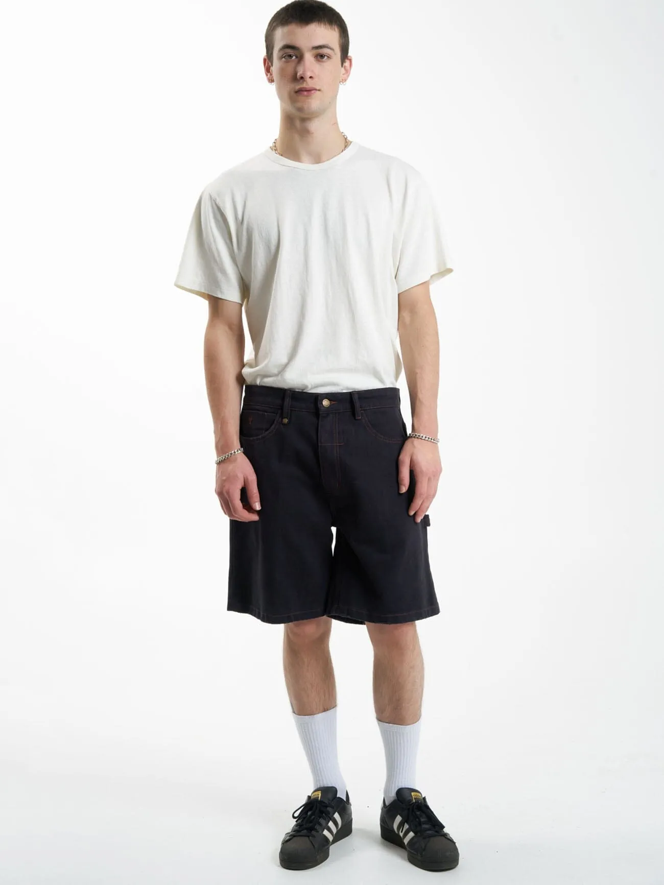Slacker Denim Short - Midnight  Blue