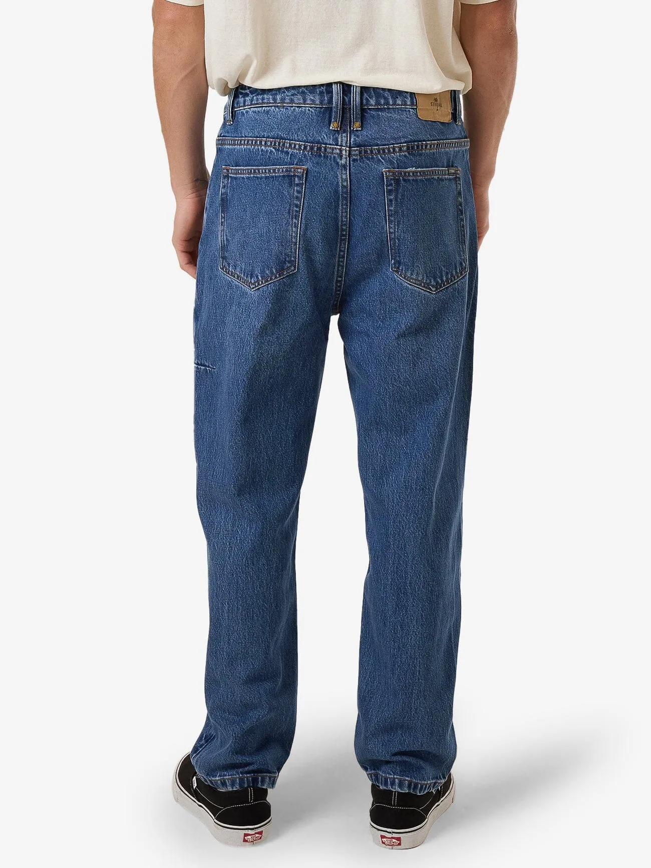 Slacker Relaxed Denim Jean - Double Rinsed Blues