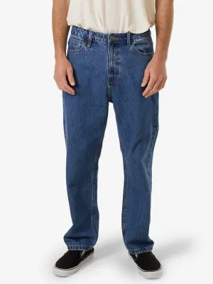 Slacker Relaxed Denim Jean - Double Rinsed Blues