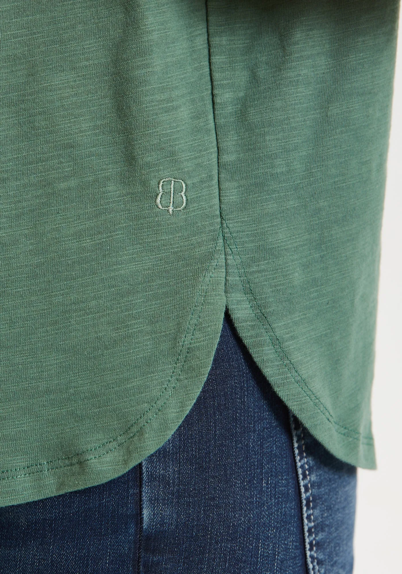 Square Cut Tee (Arcadia Green)