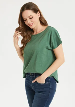 Square Cut Tee (Arcadia Green)