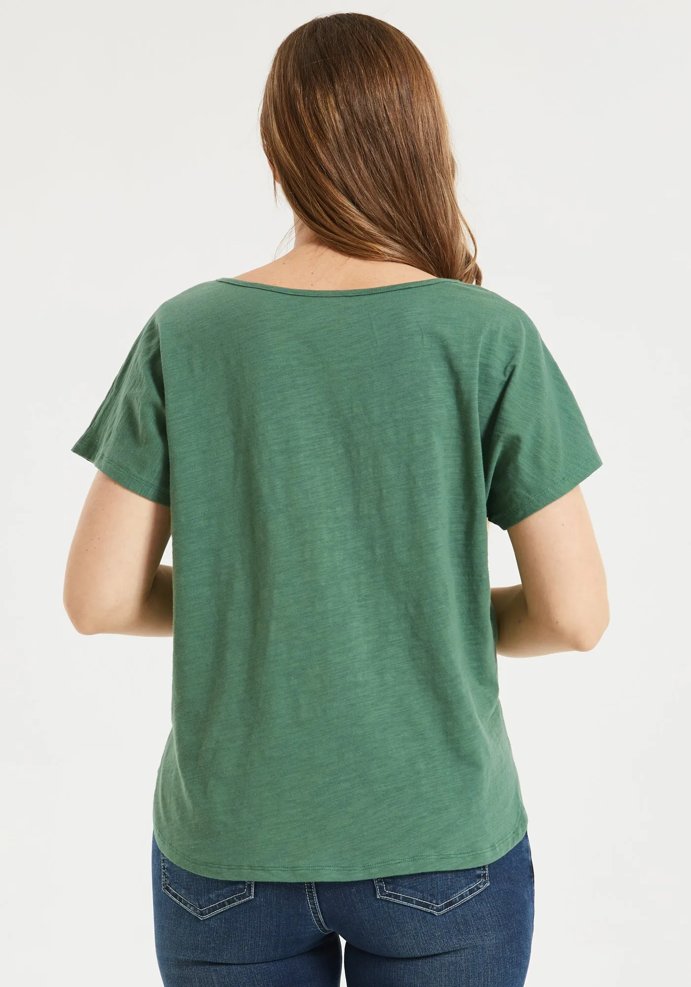 Square Cut Tee (Arcadia Green)