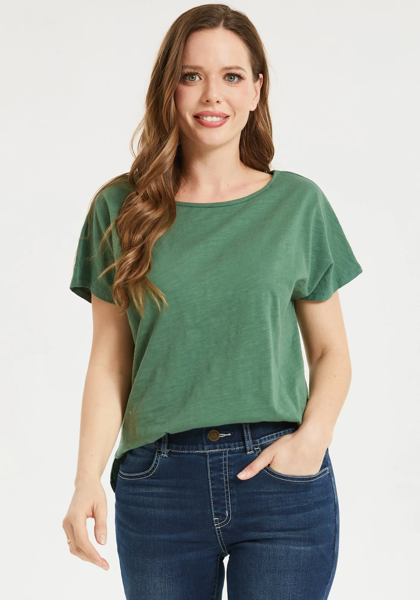 Square Cut Tee (Arcadia Green)