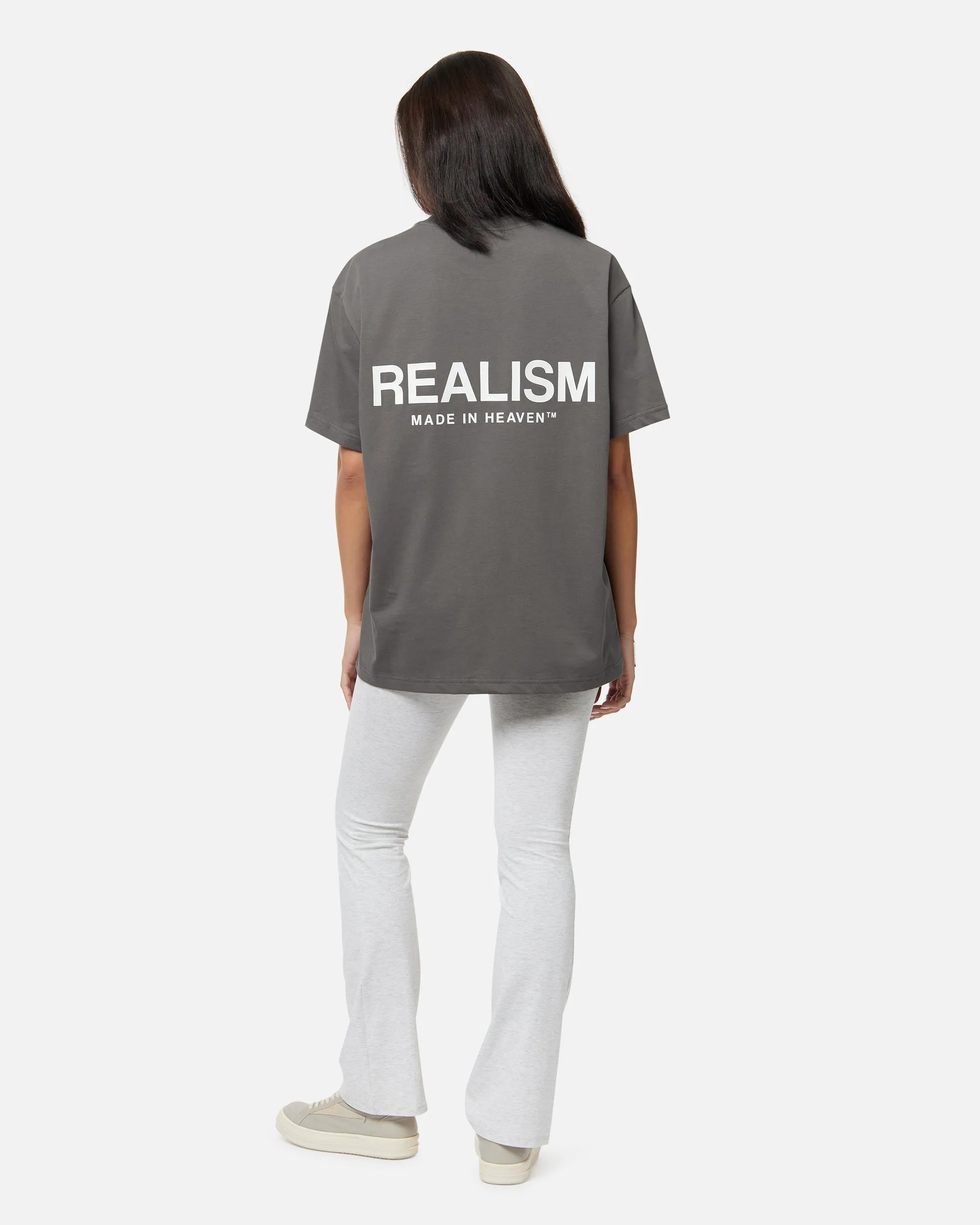 SSS REALISM HEAVEN LOGO TEE COOL GREY