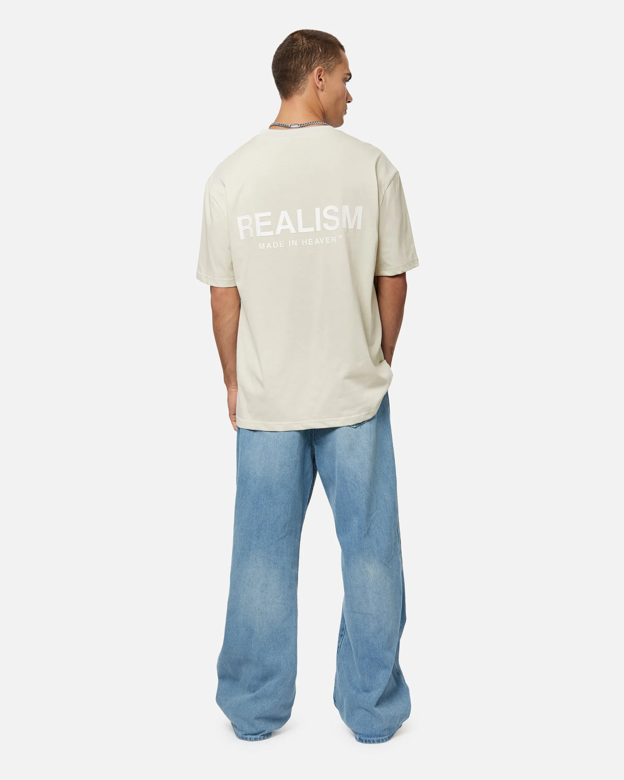 SSS REALISM HEAVEN LOGO TEE WHEAT