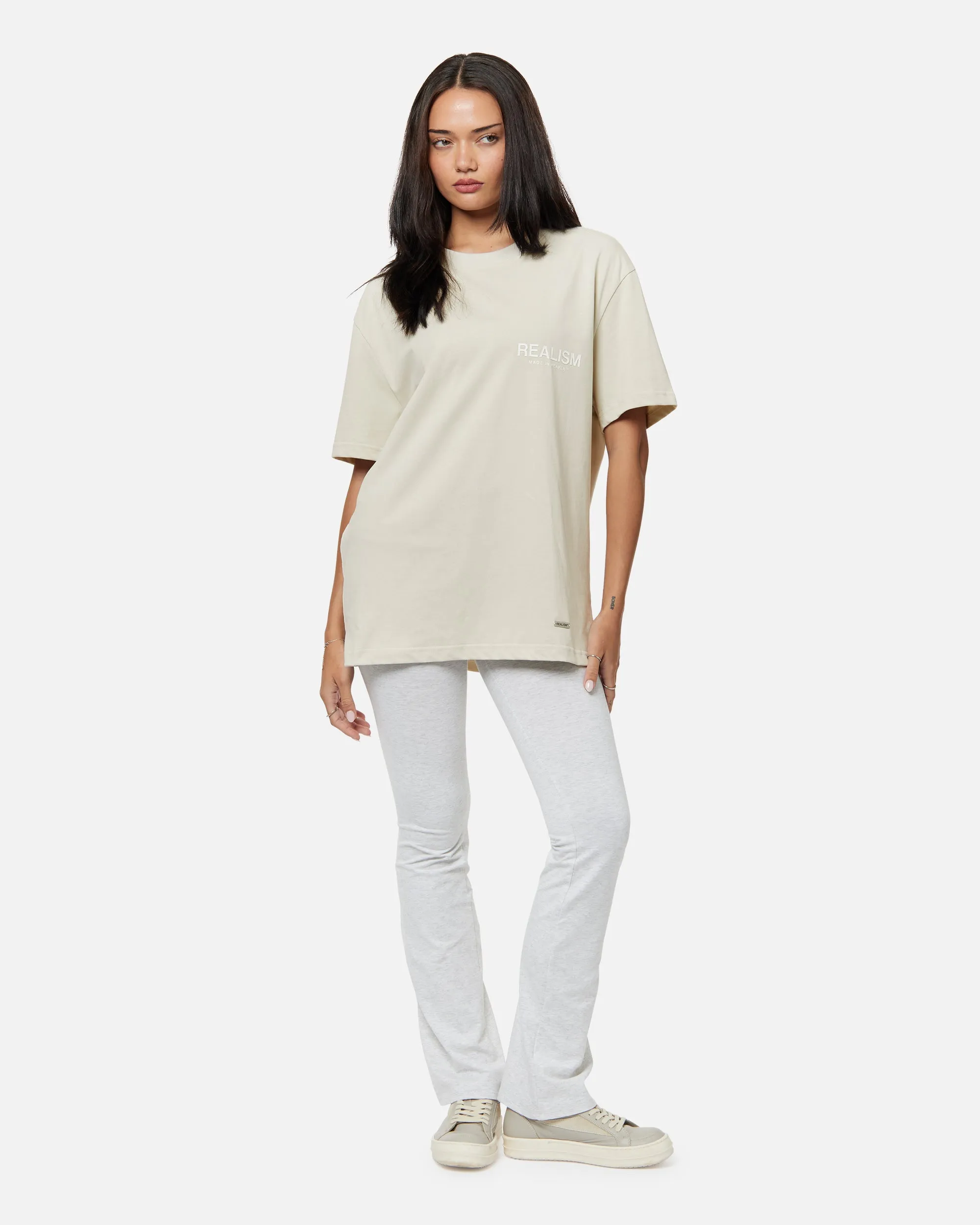 SSS REALISM HEAVEN LOGO TEE WHEAT