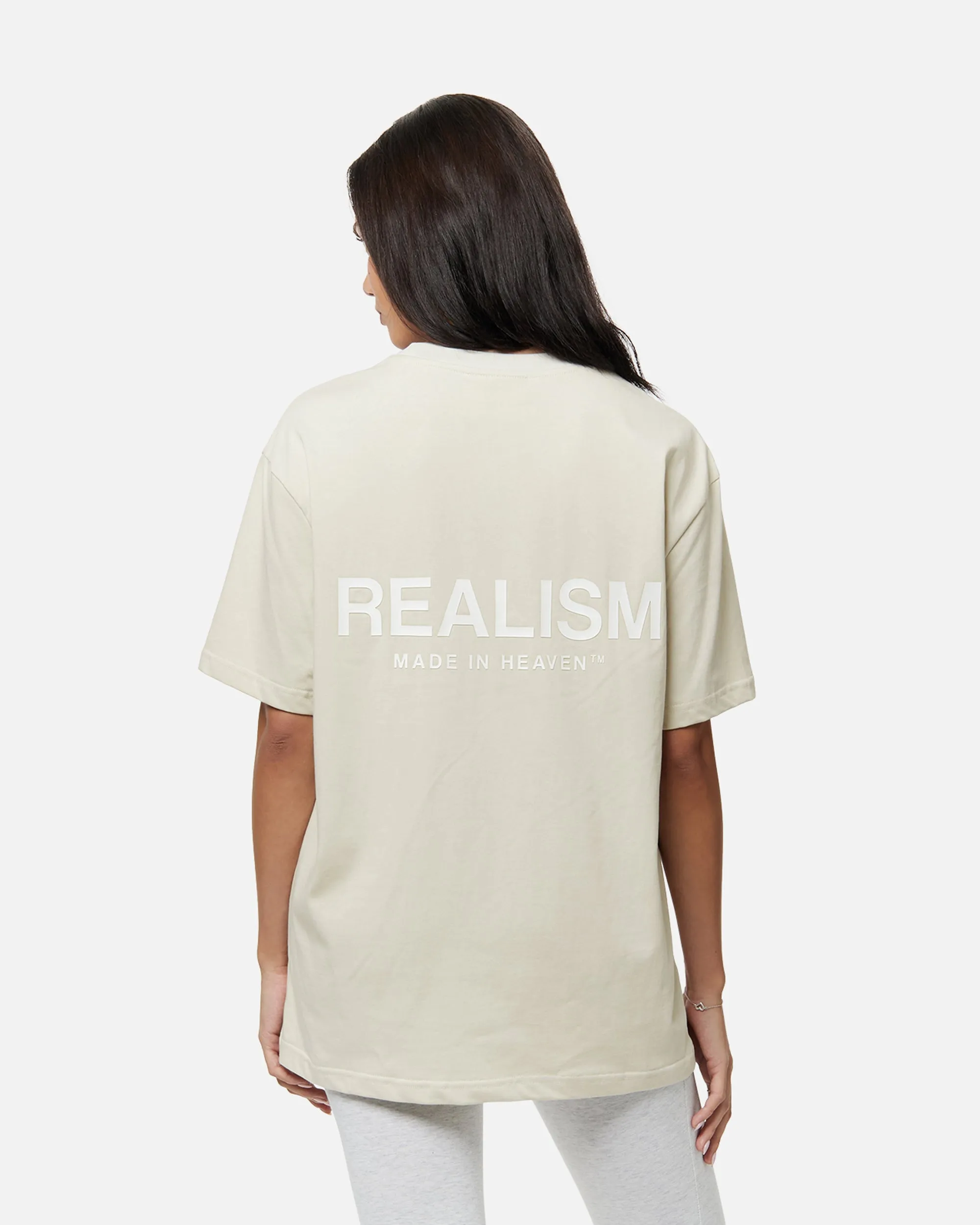 SSS REALISM HEAVEN LOGO TEE WHEAT