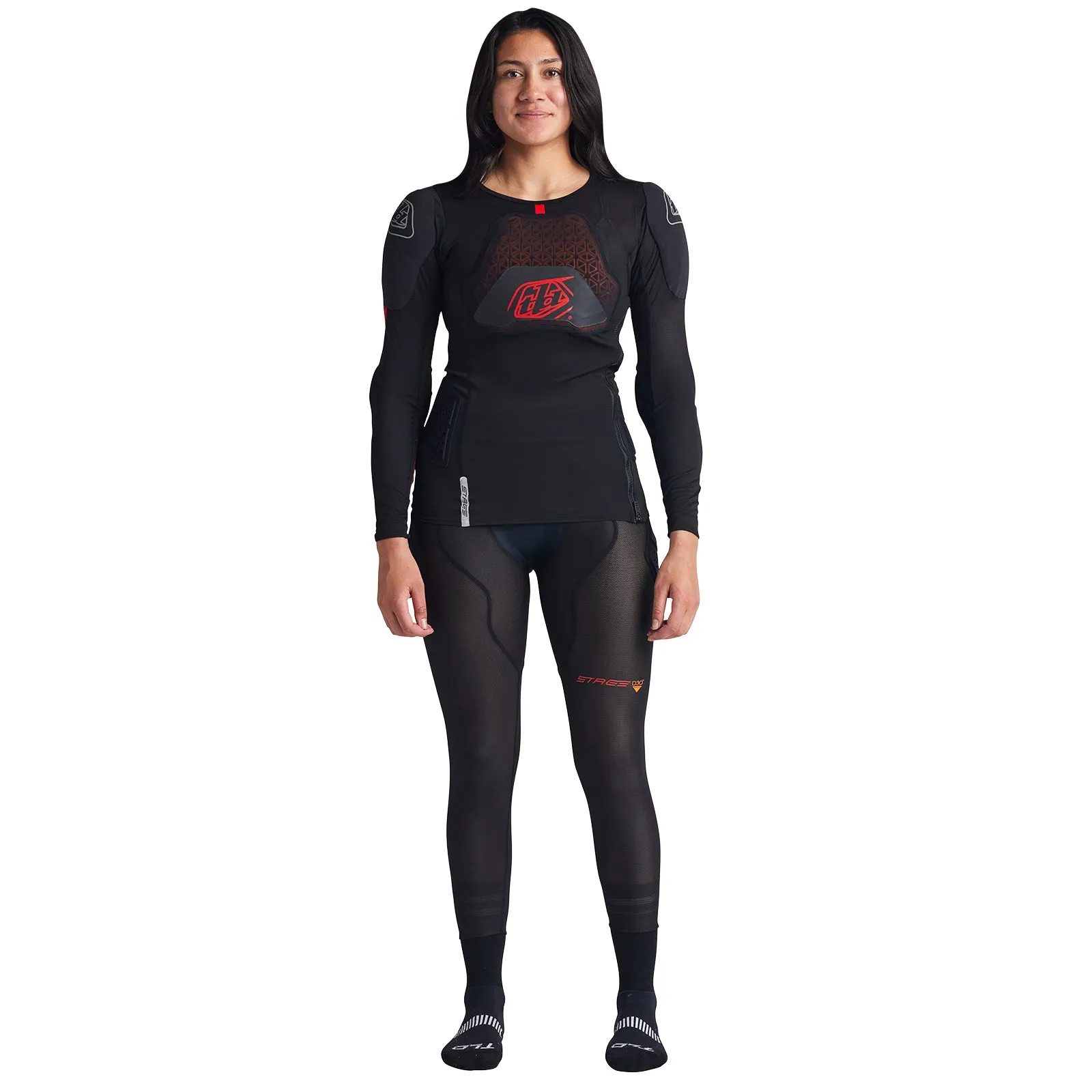 Stage Ghost D3O Long Sleeve Baselayer Solid Black