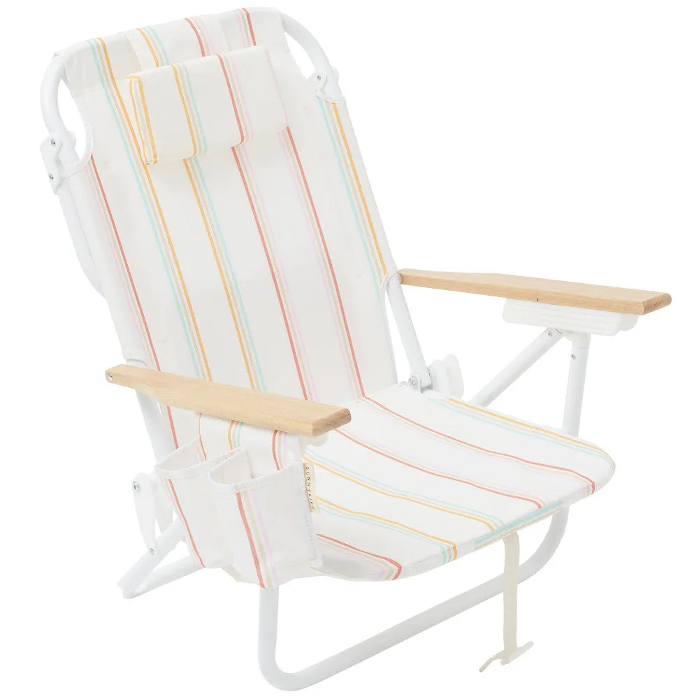 Sunnylife Luxe Beach Chair – Rio Sun Multi Stripe