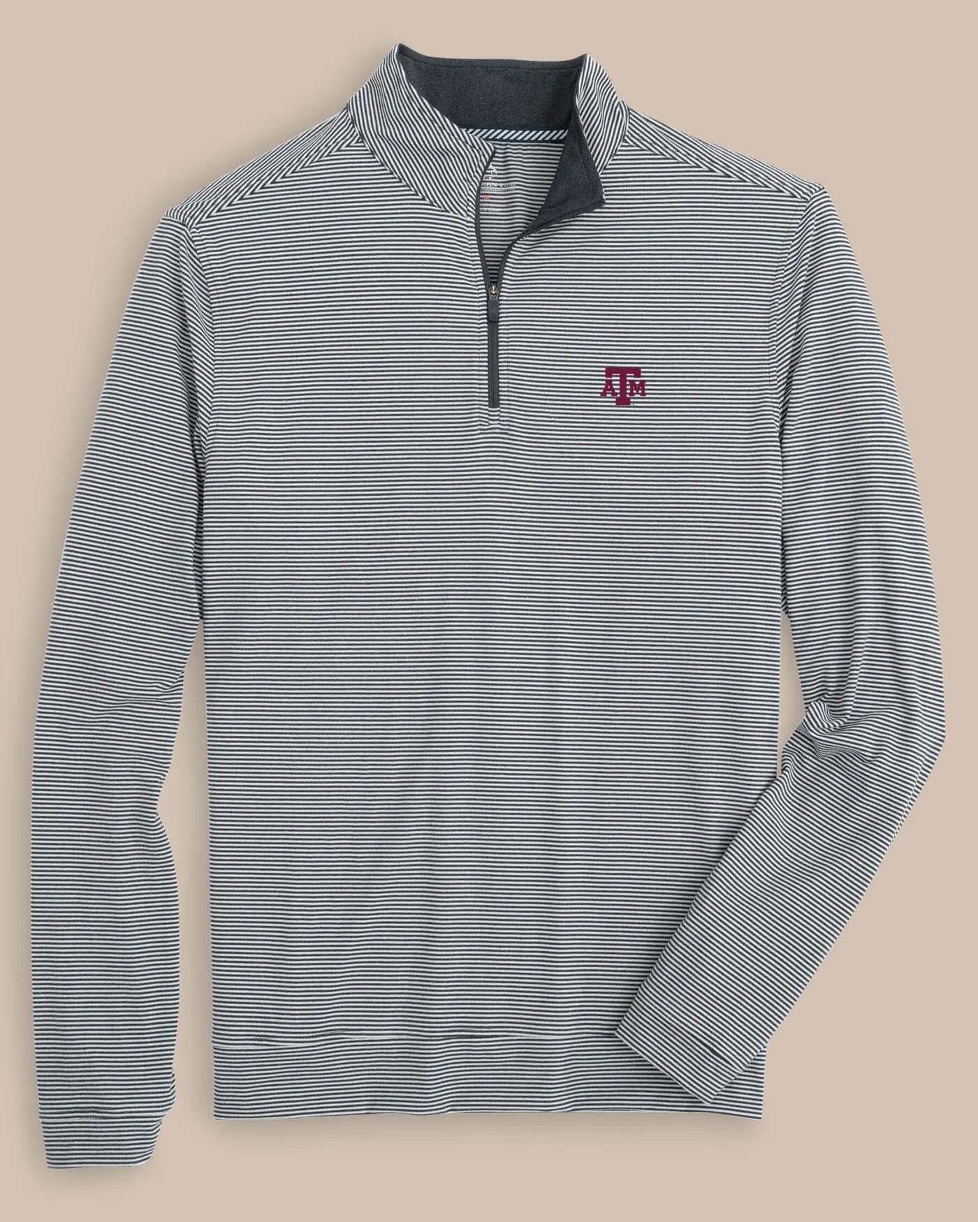 Texas A&M Aggies Cruiser Micro-Stripe Heather Quarter Zip