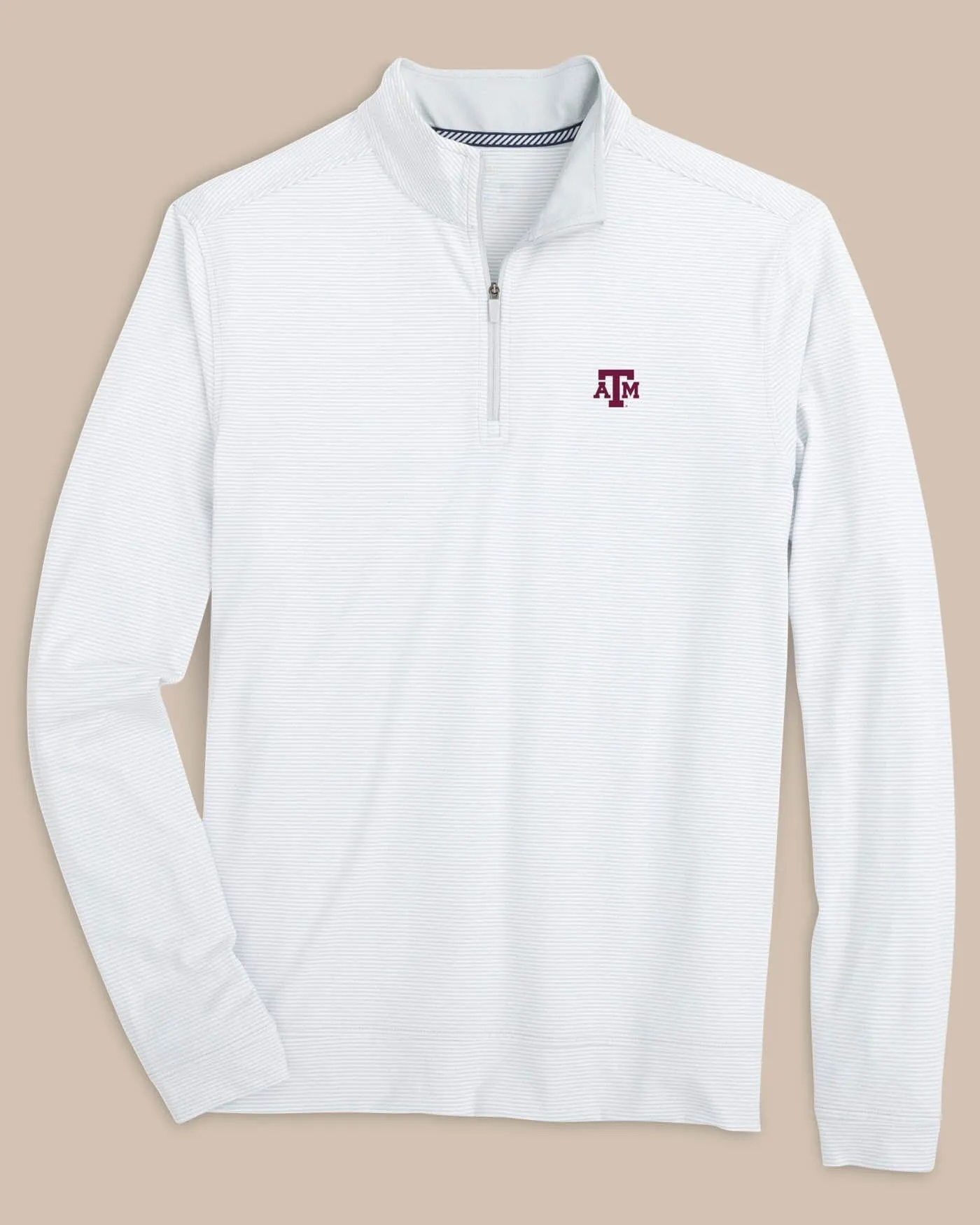 Texas A&M Aggies Cruiser Micro-Stripe Heather Quarter Zip