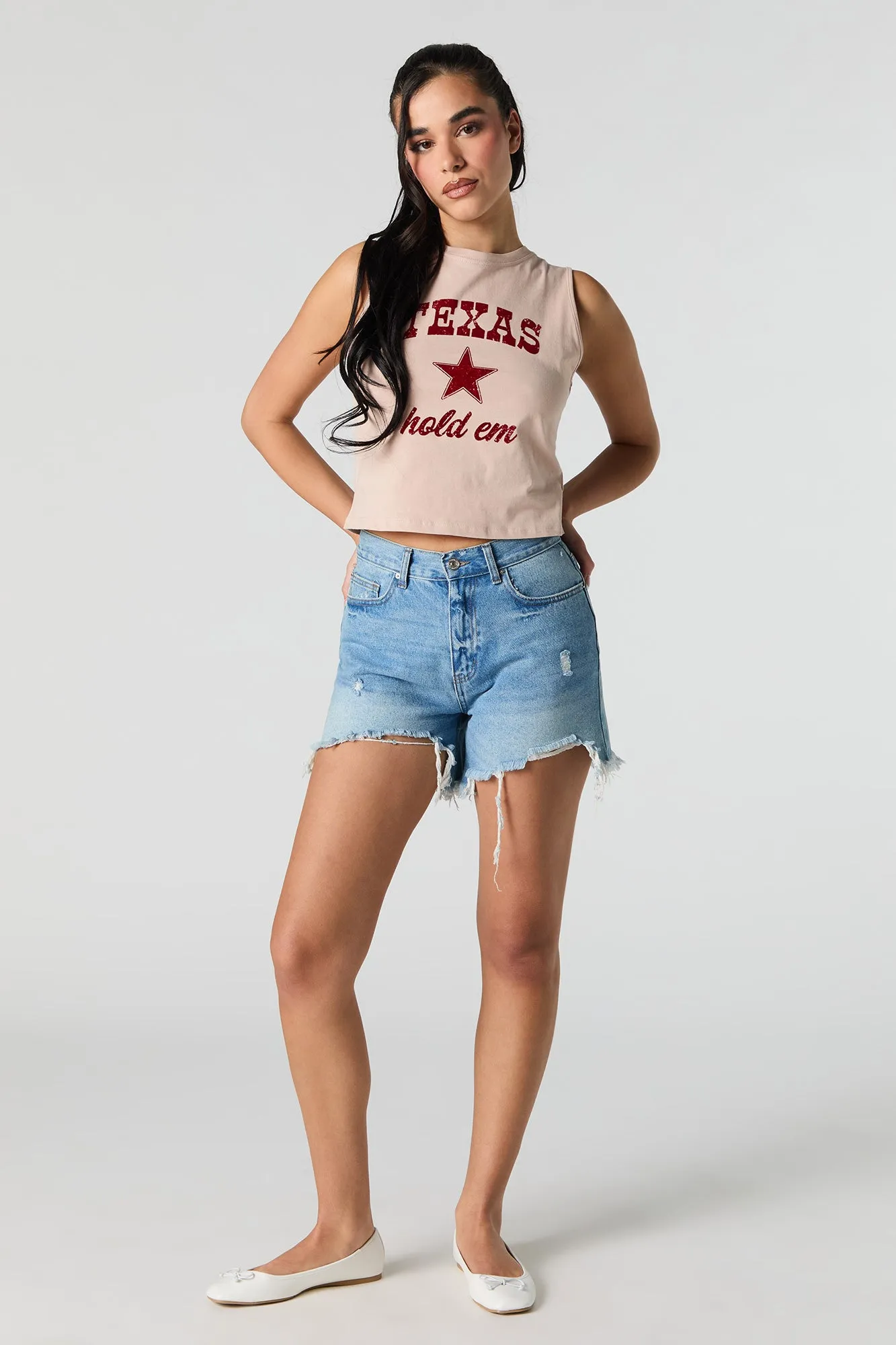 Texas Hold Em Graphic Relaxed Tank