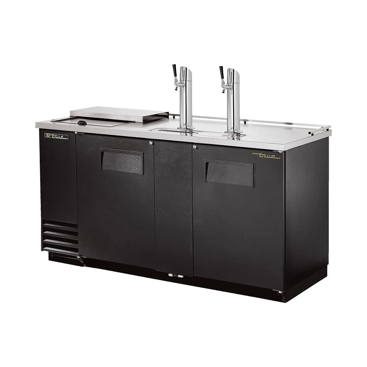 True TDD-3CT-HC Three Keg Capacity Club Top Direct Draw Beer Cooler