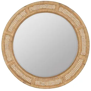 Vionna Round Rattan Mirror