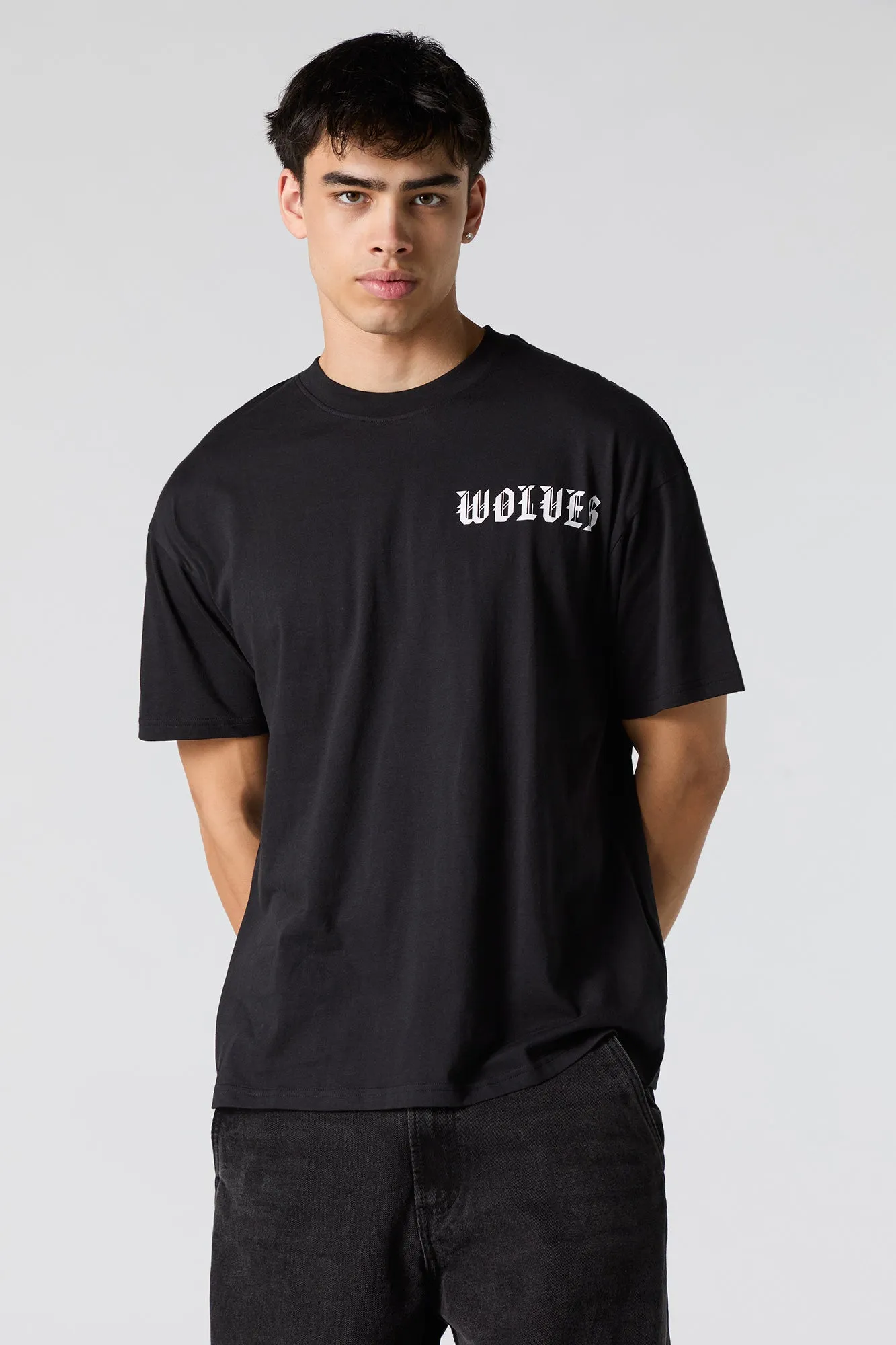 Walk with Wolves Graphic Relaxed T-Shirt