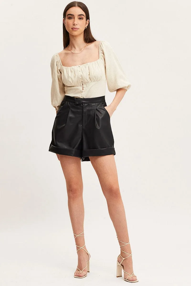White Bell Top Short Sleeve