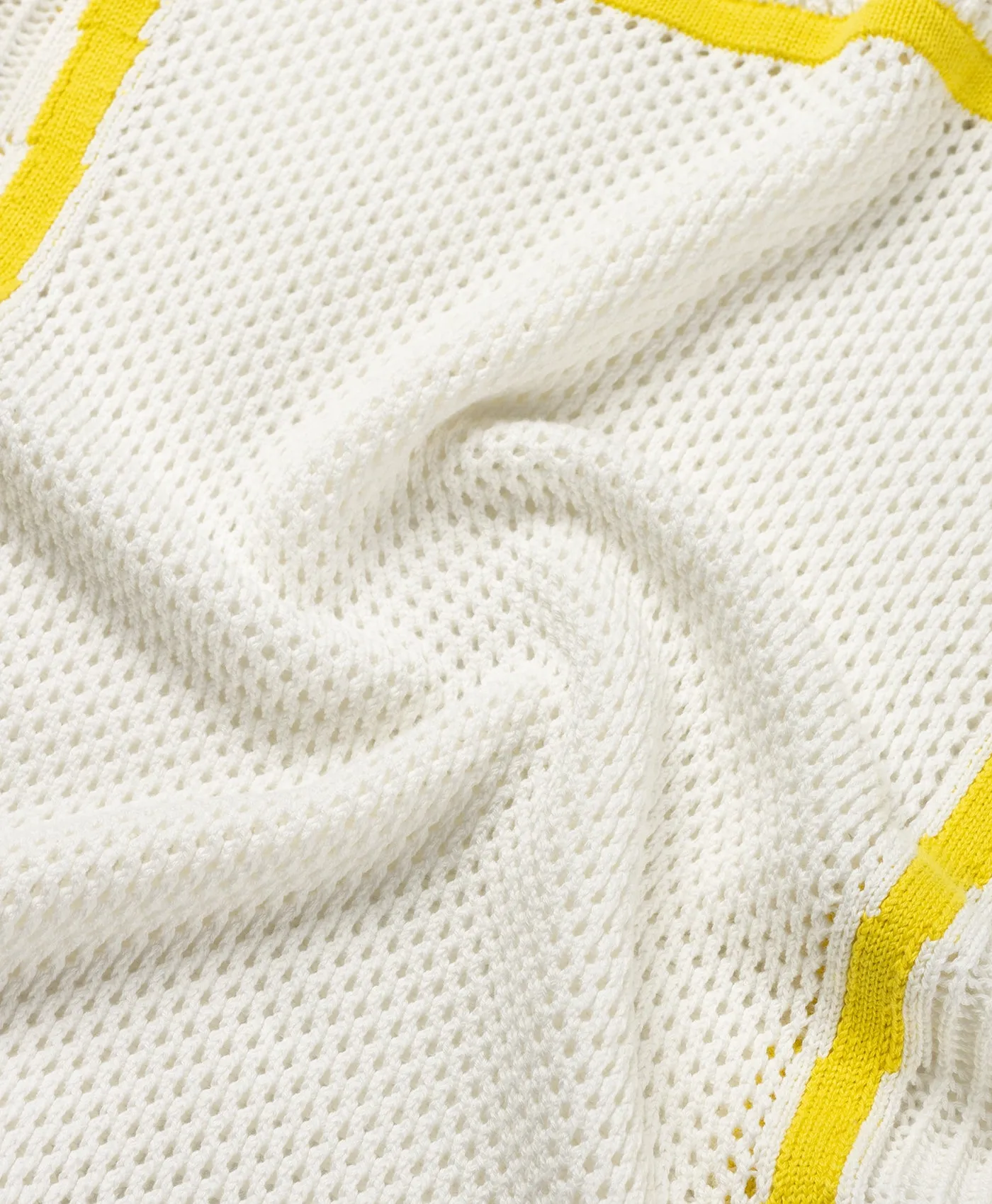 White Football Knit Sweater