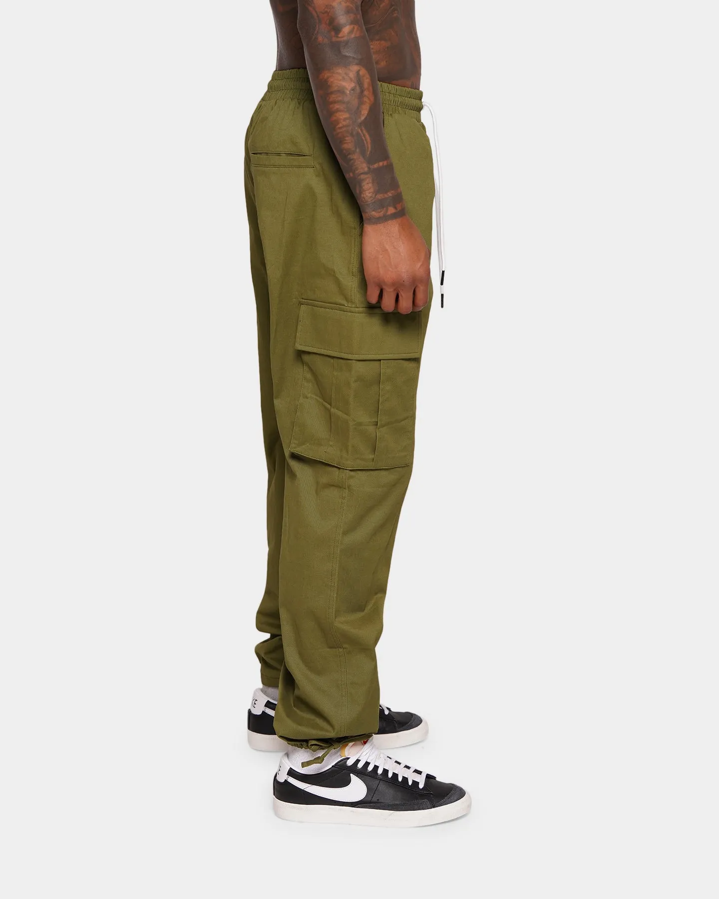 XXIII Kannen Wide Leg Cargo Pants Khaki