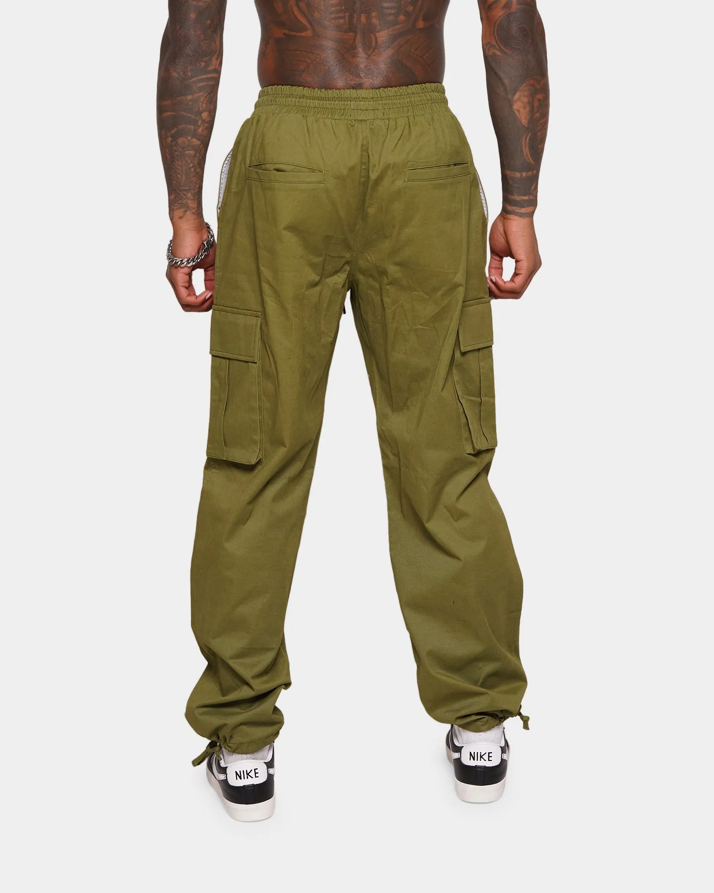XXIII Kannen Wide Leg Cargo Pants Khaki
