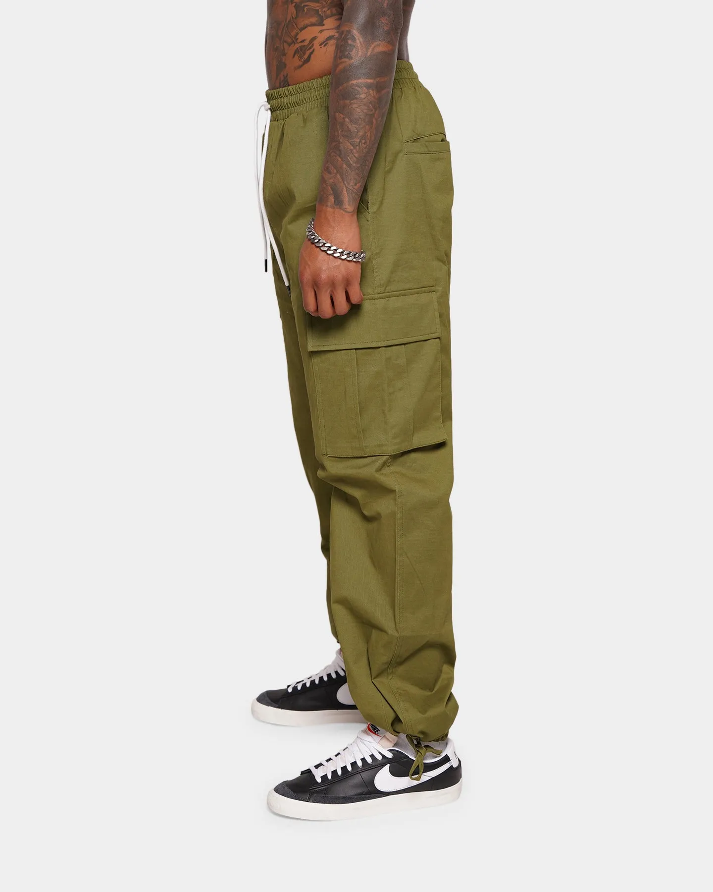 XXIII Kannen Wide Leg Cargo Pants Khaki